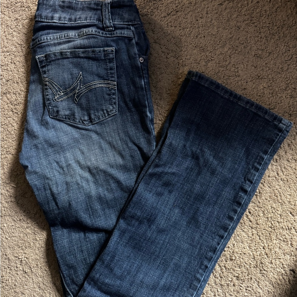 Wrangler Dark Blue Boot Cut Women's Jeans